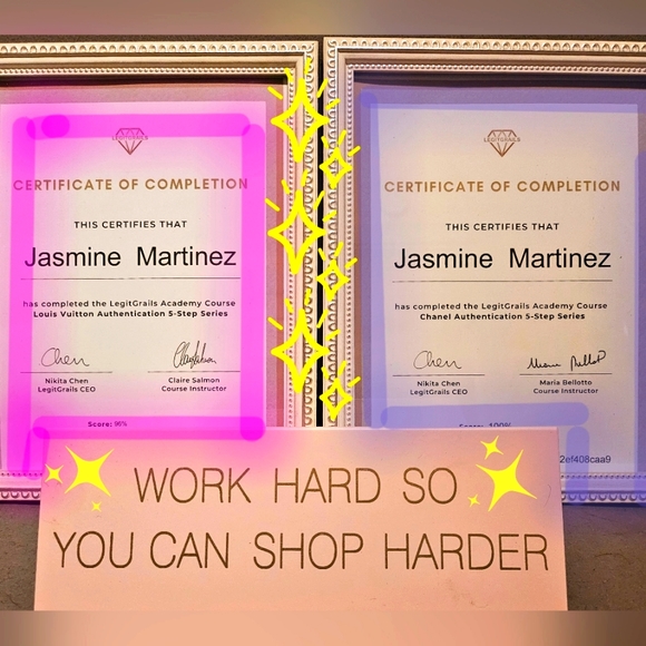 *AUTHENTICATOR CERTIFICATION * - Picture 1 of 3